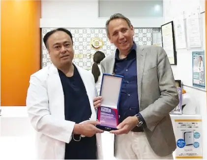 冨田院長とErik Jan Worst氏